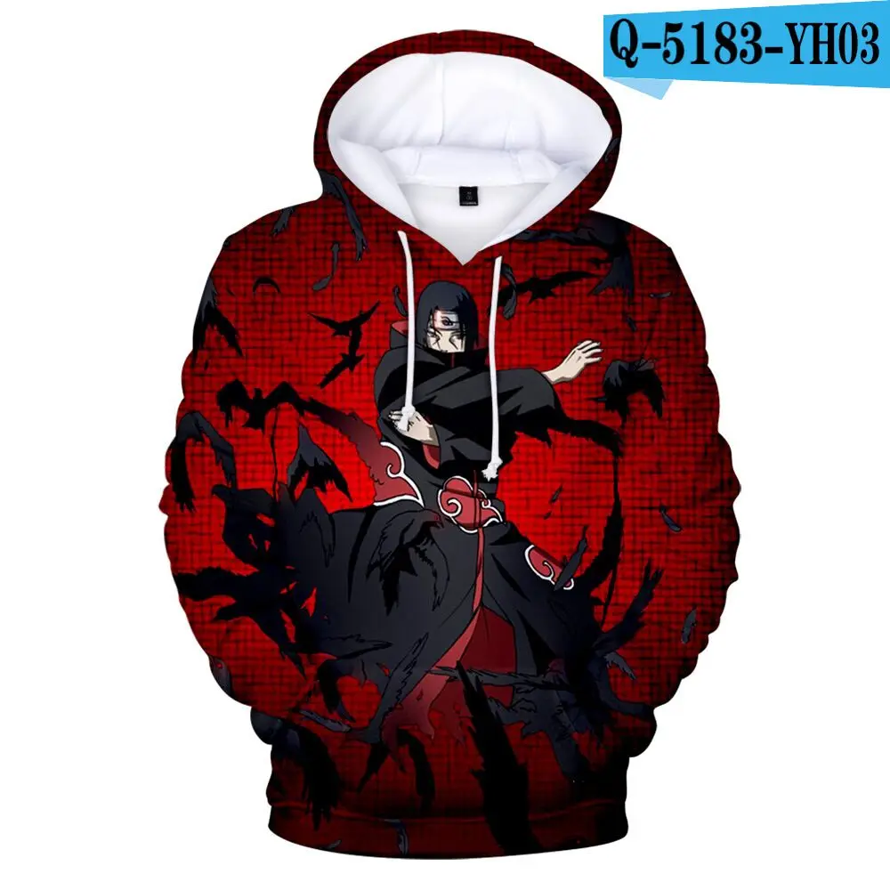 color at picture 3D толстовки с капюшоном Аниме Наруто 3D толстовки для мальчиков/девочек зимние топы с капюшоном негабаритных Наруто крутые 3D толстовки детские пуловеры - Цвет: color at picture
