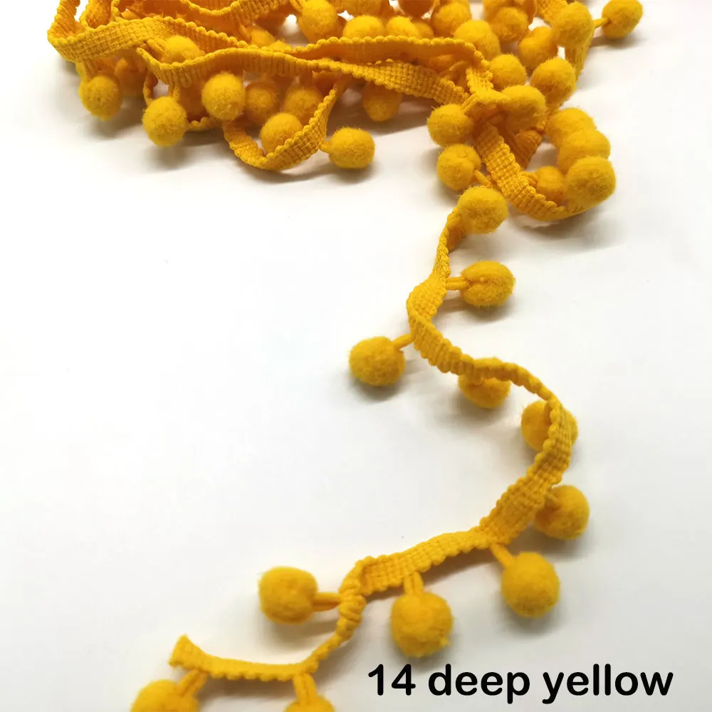 1-5yard помпон бахрома кружевная лента помпон отделка шар Ткань DIY шитье кисточка кружево трикотажная ткань ручная работа, сделай сам, Ремесло АКСЕССУАРЫ