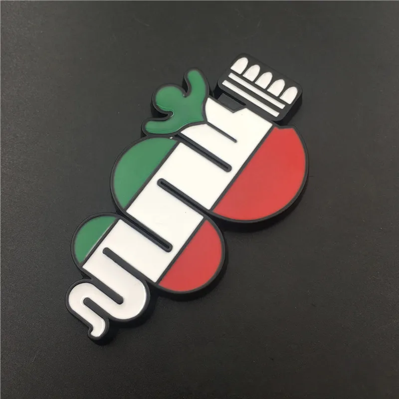 STICKER and black Клевера, а также для Sportiva Передняя решетка эмблема Стикеры для Alfa Romeo Giulia Giulietta Mito 147 154 155 156 164 159 GT стельвио авто - Название цвета: STICKER and black