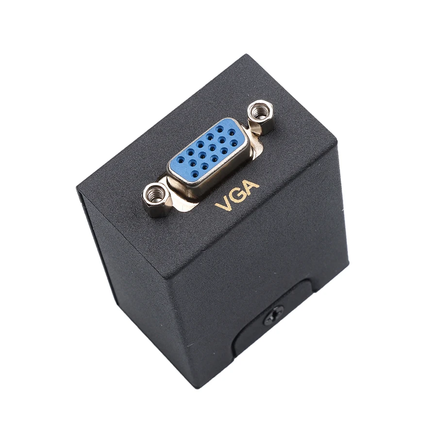 60 м VGA удлинитель сплиттер для Lan Cat5 Cat5e RJ45 Ethernet Женский сетевой сигнал расширитель передатчик приемник для HDTV PC