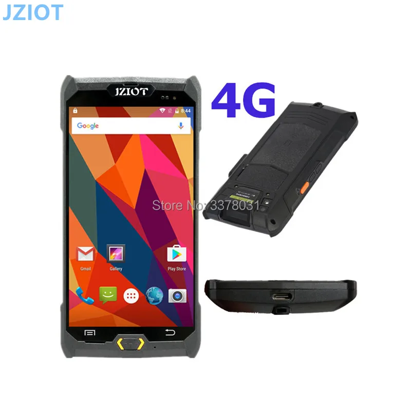 Android PDAs с 1D/2D считывателем штрих кодов 4G wifi NFC IP67 прочный КПК 5 дюймовый