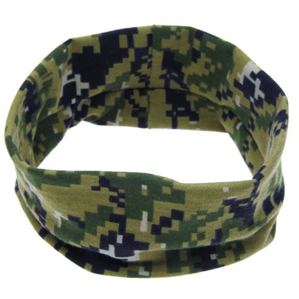 

Sport Sweat Sweatband Unisex Headband Yoga Gym Stretchy Hair band Cotton Print Headwear 1 pc Fashion New