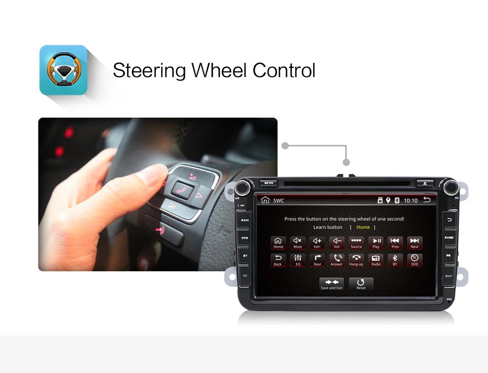 Bosion Android 8 0 автомобильный DVD gps Navi для Volkswagen SKODA OCTAVIA Fabia GOLF 6 polo Bora MK4 B6 PASSAT Tiguan DAB + Wifi|dvd