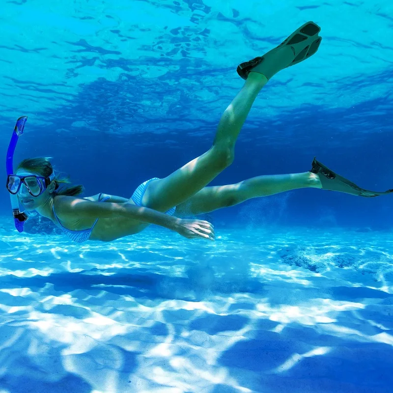 Плавники для плавания на открытом воздухе плавники подводного Короткие