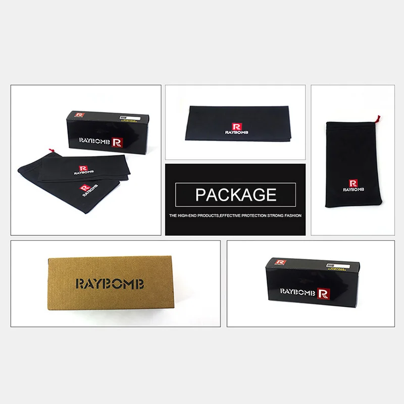 Солнцезащитные очки Ray Bomb Классические поляризованные линзы TR90 в оправе