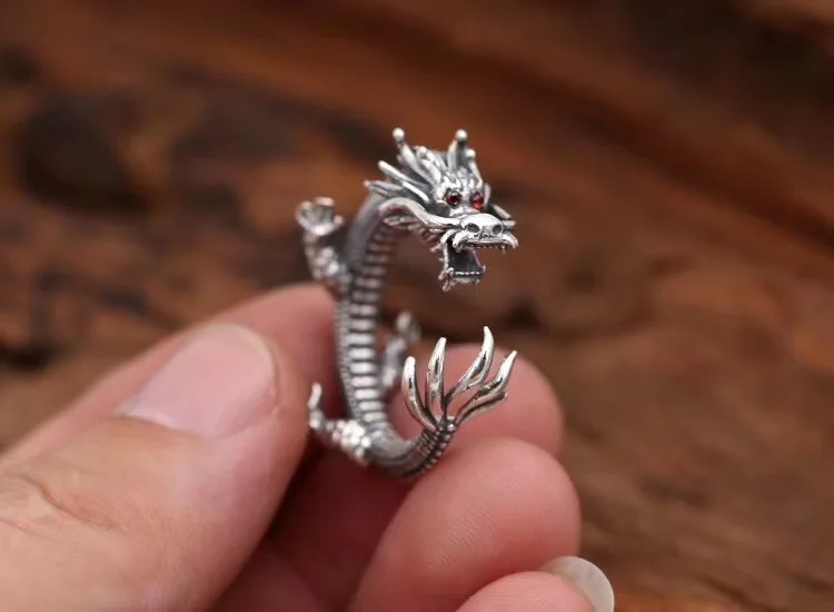 SOQMO новинка искусственное серебряное кольцо мужские ювелирные изделия с глазом