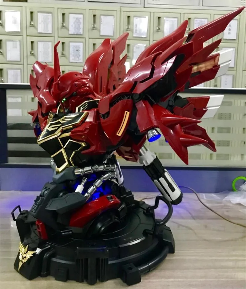 YH модель 1/35 Sinanju грудь головы Gundam Psycho frame новый светодиодный DY006|gundam head|gundam busthead 1/6 |