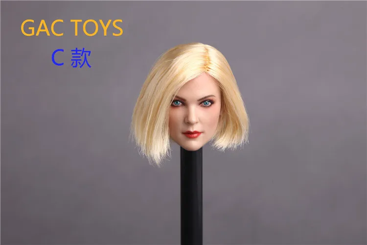 GC006 1/6 женская голова резная европейская девушка Charlize Theron резьба модель игрушки 4