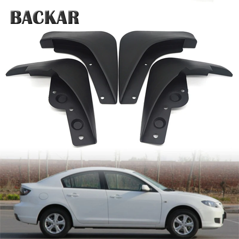 Backar автомобильные передние и задние брызговики для Mazda 3 (BK) хэтчбек M3 2004 2005 2006 2007