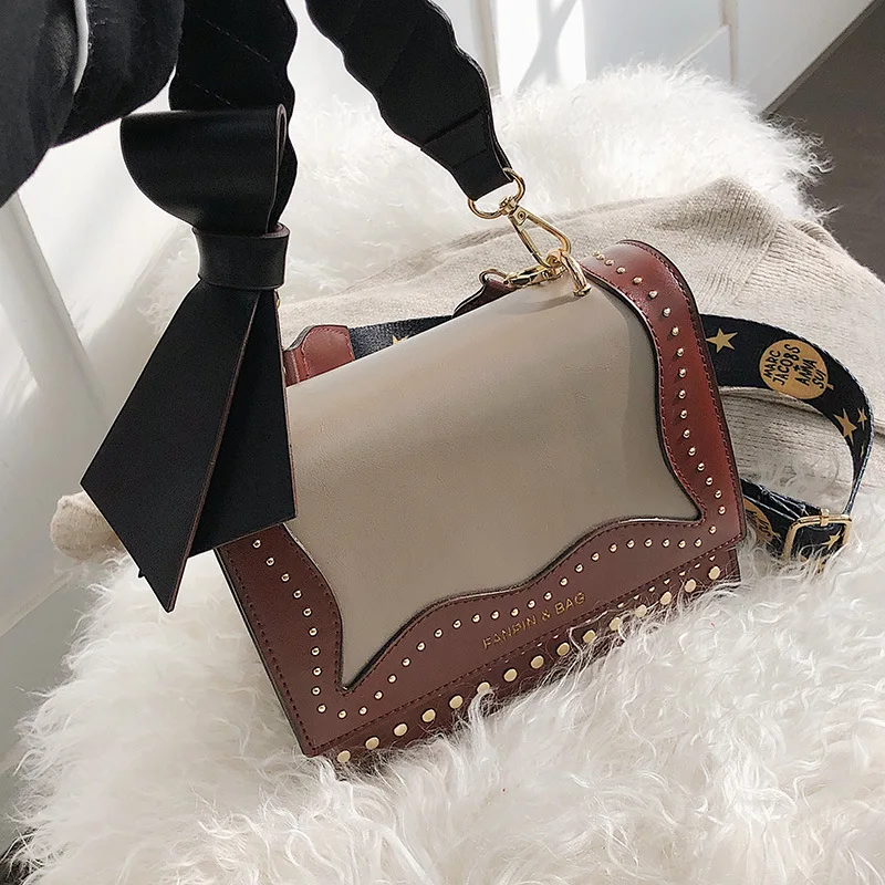 2019 Новая модная маленькая сумка для девочек на одно плечо ручная широкополосный