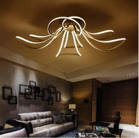 modern led acrylic design ceiling lights dimmable color bedroom living room light ceiling lamp led 110 220v free delivery