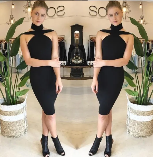 Сексуальное женское платье с открытыми плечами es Slim Fit Vestido De Festa | Женская одежда
