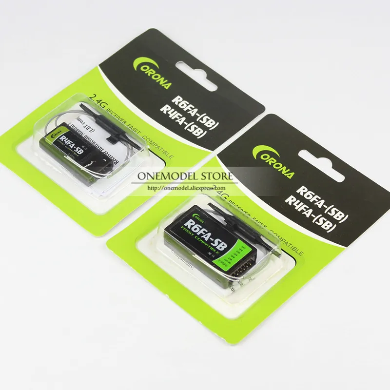 Оригинальный Corona R6FA SB/R4FA SB r6fasb/r4fasb S. BUS 2 4 GHz FASST приемник для радиоуправляемого