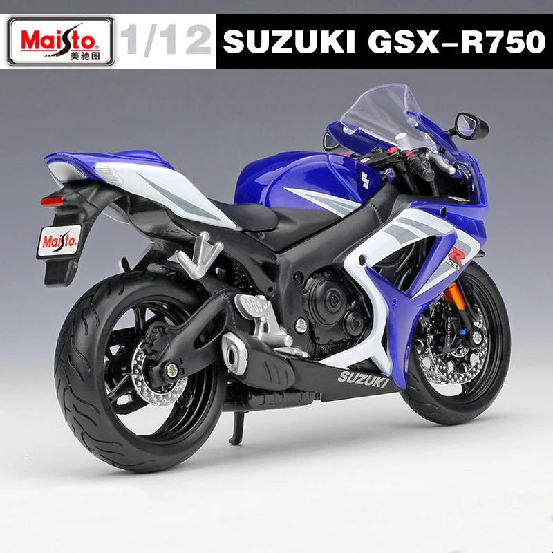 Maisto 1:12 SUZUKI GSX R 750 литье под давлением металлическая модель спортивная гоночная