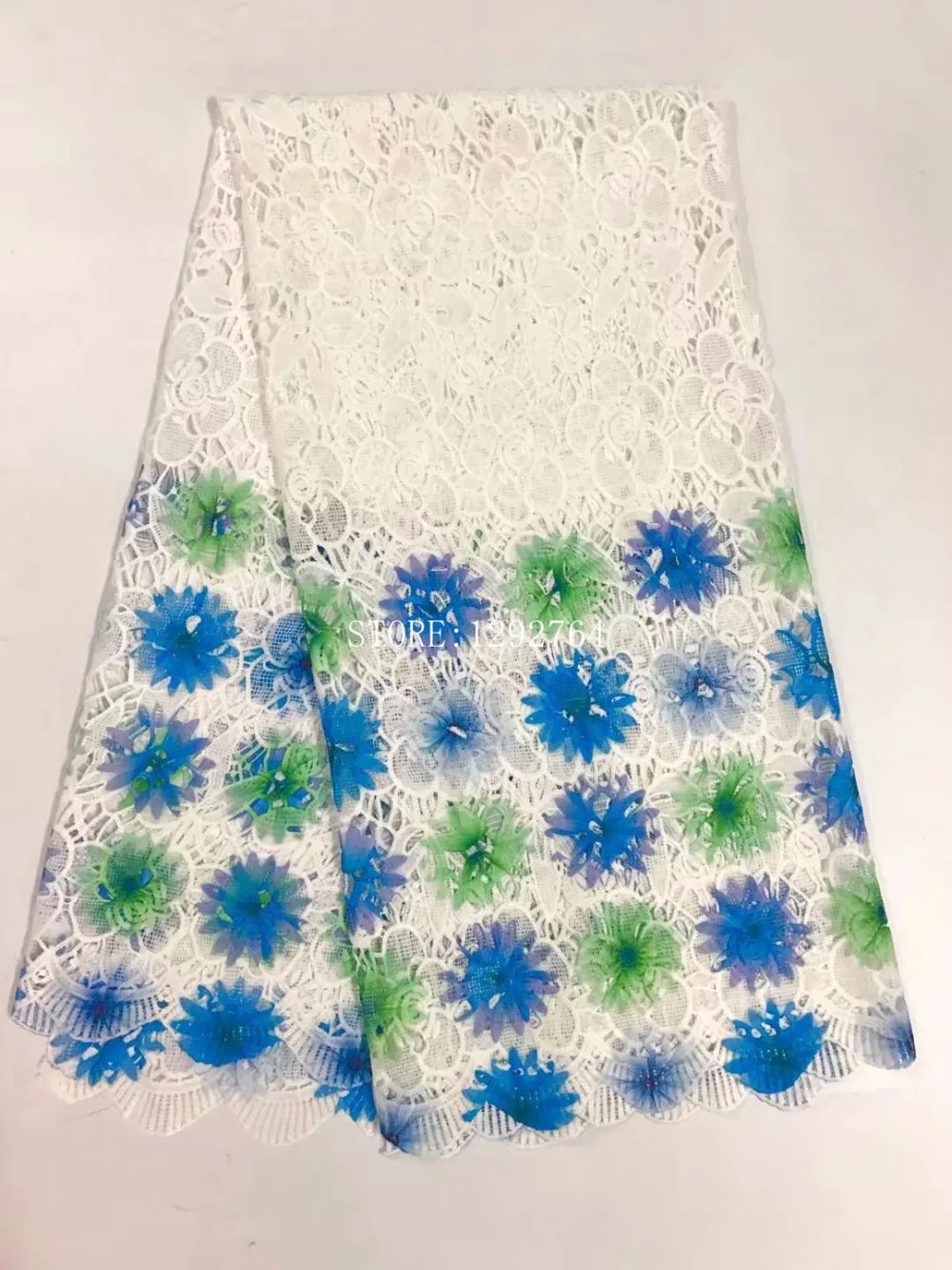 2017 Favorable Price High Quality Guipure Lace Nigerian Fabrics crod lace African Fabric For Wedding Dress 5 Yards | Дом и сад