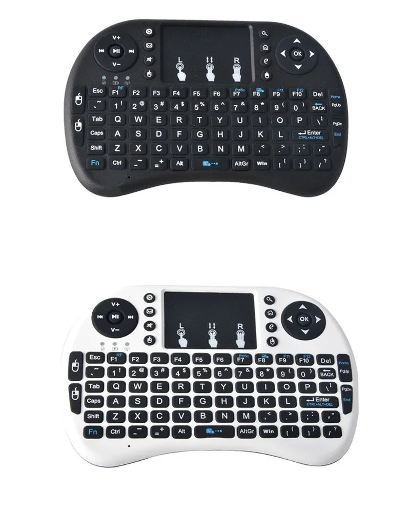 20 шт. беспроводная мини-клавиатура с подсветкой 2 4 ГГц | Электроника