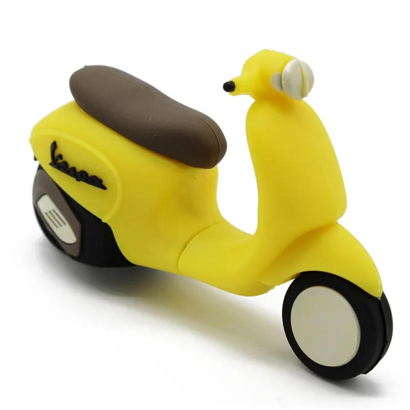 Yellow BiNFUL moto rcycle pen drive 4 ГБ 8 ГБ 16 ГБ 32 ГБ мото usb флэш-накопитель - Цвет: Yellow