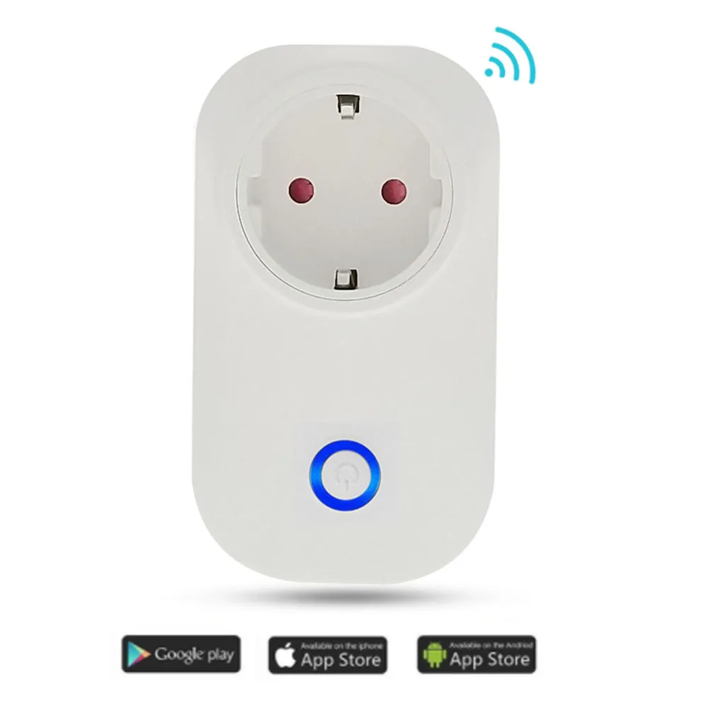 2019 Новый wifi умный штекер переключатель розетка ЕС вилка аудио контроль выбор