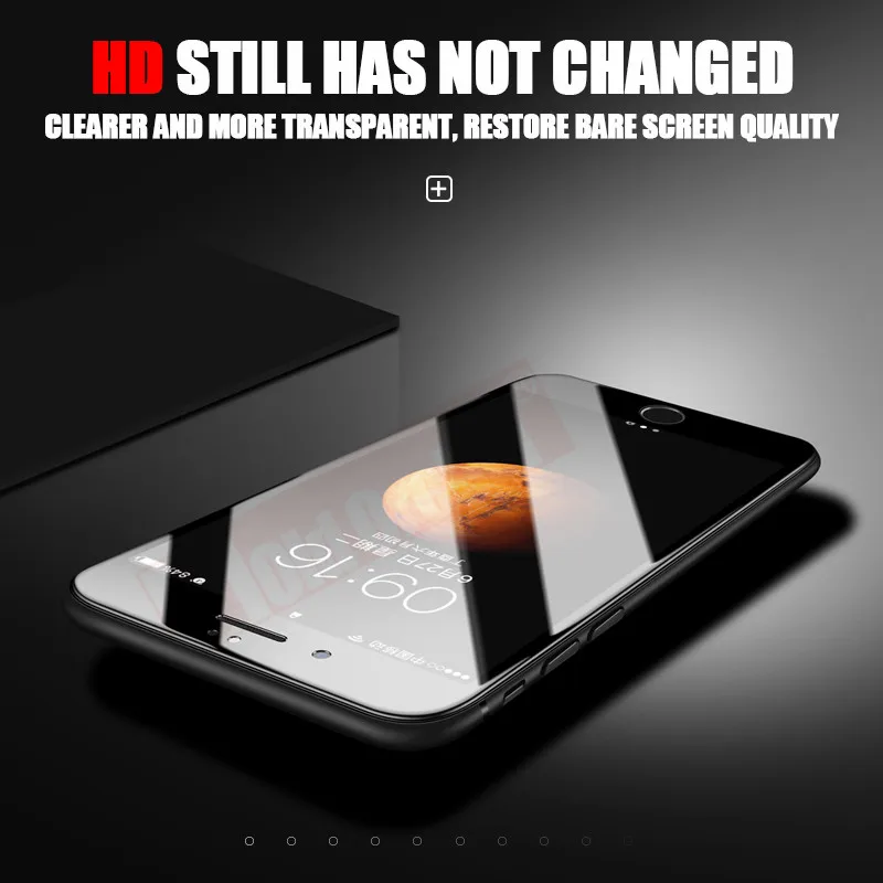 3D полное покрытие краев закаленное стекло для iPhone 7 8 6 Plus Защита экрана для iPhone X 6 6s 7 Plus защитная пленка стекло