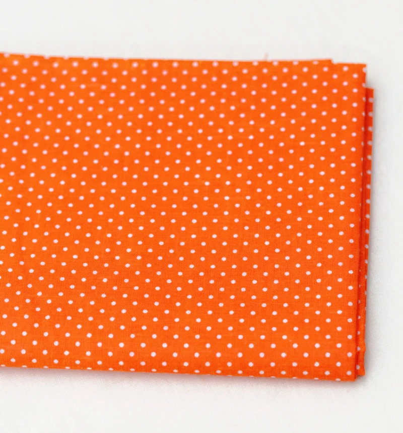 7pieces/lot Orange mixed design flower pattern 25cmx25cm cotton fabric patchwork bundle fabrics cloth sewing DIY | Дом и сад