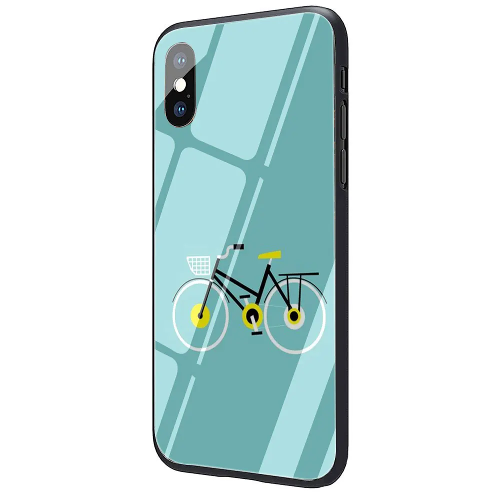 Чехол для телефона из закаленного стекла для велосипеда для iPhone 11 Pro 6 6S Plus 7 8 Plus X XS XR XS Max - Цвет: G9