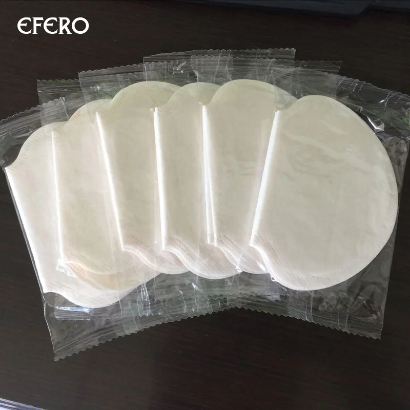 Efero подмышек Пот коврик для потоотделение Лето одноразовые впитывающие, подмышечные дезодоранты наклейка поглощающая коврик для летнего платья 20 шт