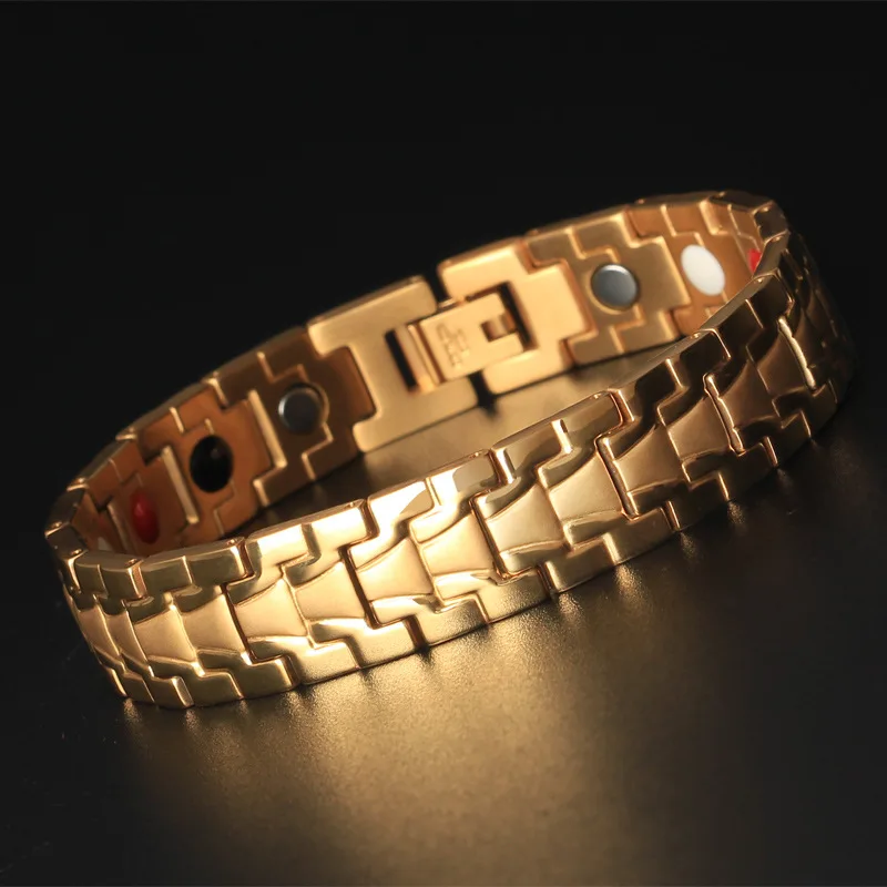 Фиолетовый драгоценный камень браслет магнитный здоровье Био энергия шарм