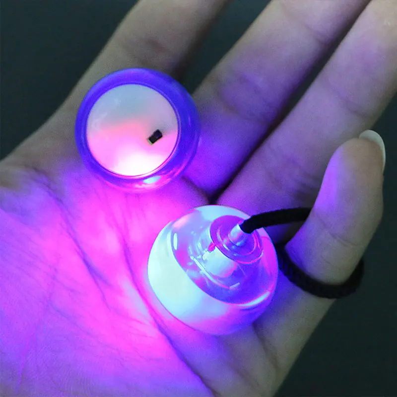 Новый Мини Пальцев йо-йо Йо-Йо Мяч Световой ИНДИКАТОР Мигает Игрушки EDC Руки Для