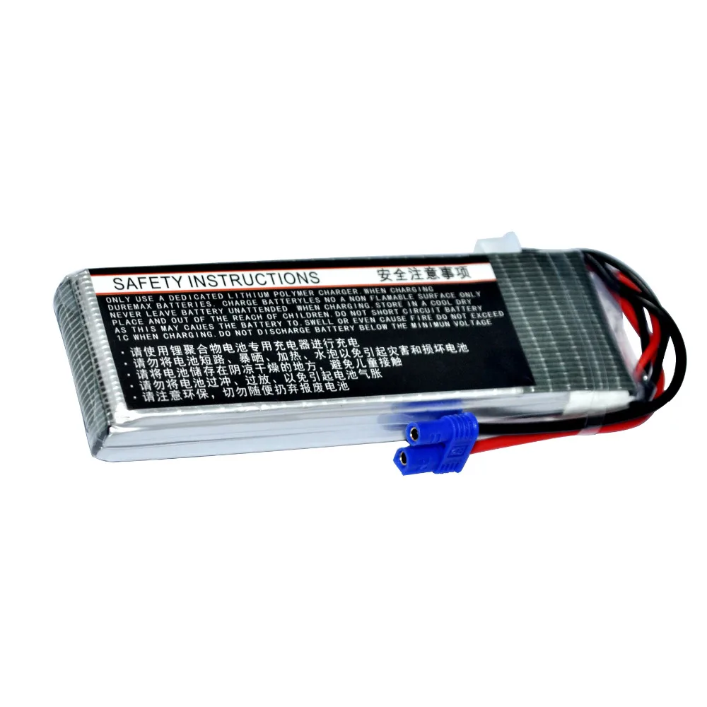 2 шт HRB Lipo 2s 7,4 V Hubsan H501S 4-xis аккумулятор 2600mah 30C Max 60C EC2 Аккумулятор для дрона квадрокоптера вертолета самолета
