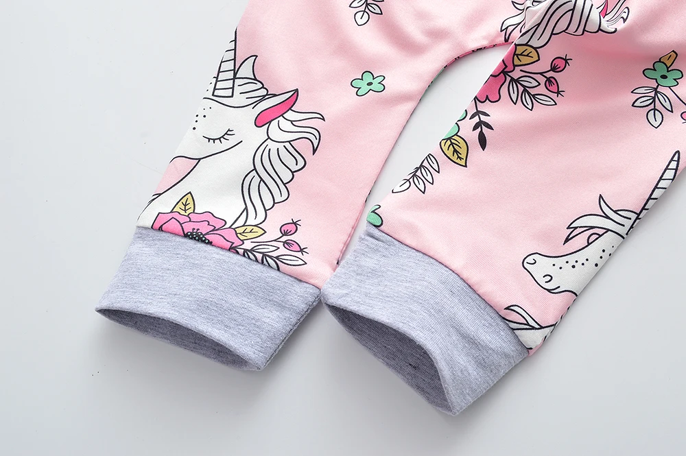 Одежда для новорожденных девочек из 2 предметов футболка с капюшоном и длинными