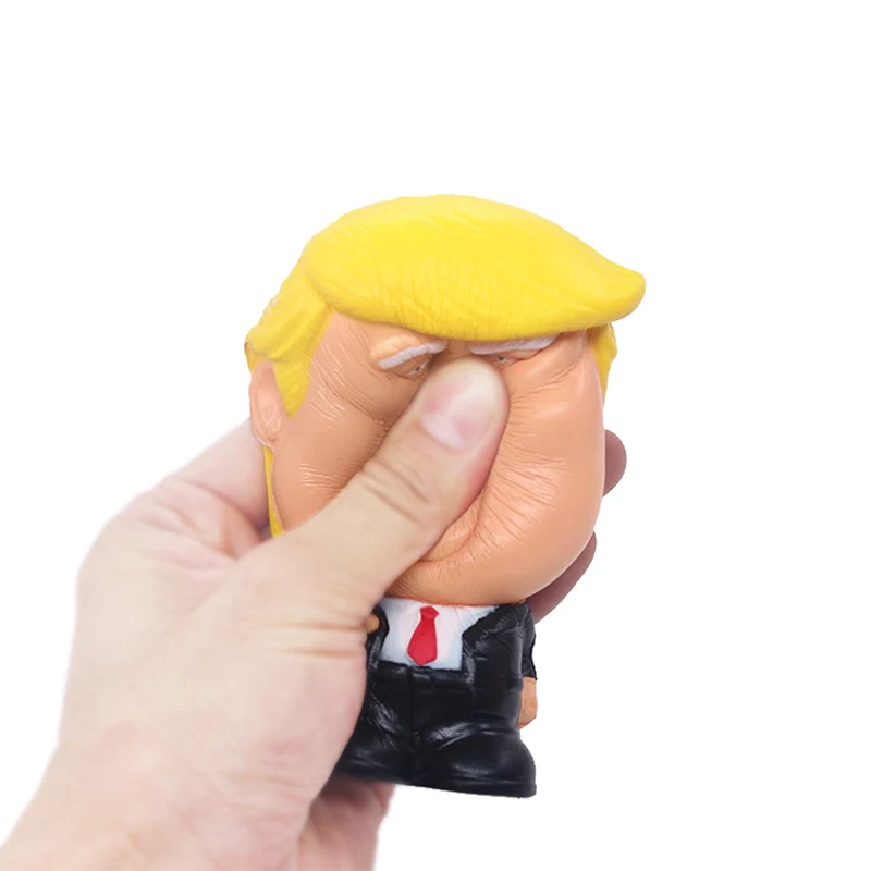 Милый Дональд Трамп, сжимающий стресс, мяч, Jumbo, Мягкая анти-игрушка, крутая новинка, облегчение давления, Детская кукла, Декор, Squeeze Fun Joke Toys