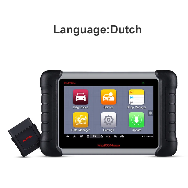 Dutch Autel MaxiCOM MK808BT OBD2 сканер автомобильный диагностический инструмент Автомобильная диагностика функции EPB/IMMO/DPF/SAS/TMPS для Ford Toyota - Цвет: Dutch