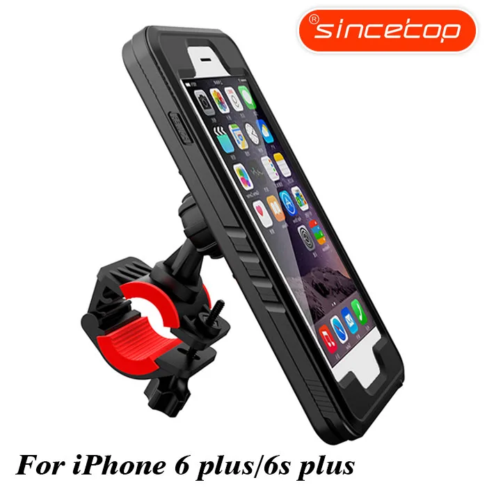 Only For iPhone 6sp Ударопрочный держатель для телефона на велосипед для iPhone Xs 6, 7, 8 Plus, X навигационный кронштейн для езды на велосипеде спортивный держатель для телефона - Цвет: Only For iPhone 6sp