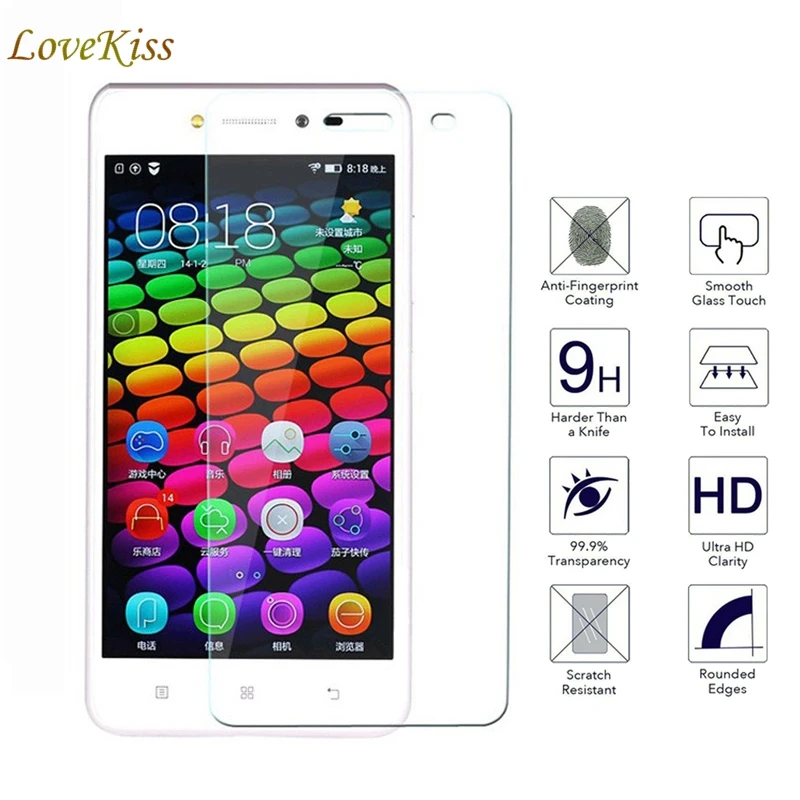 Закаленное стекло для экрана Lenovo K3 Note K5 A1000 A2800 A2010 A6000 S90 Vibe Shot Z90 P70 P780 P1 P1m C2 защитная