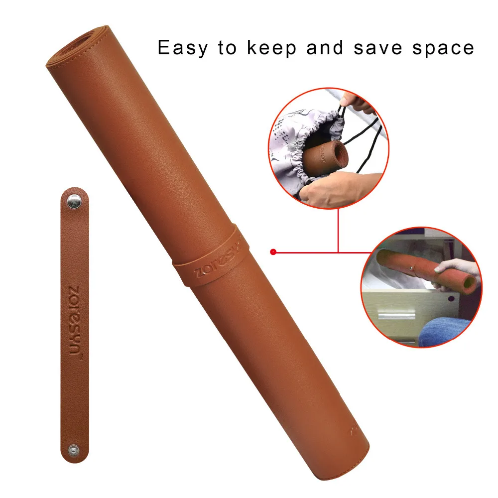 Коврик для мыши Zoresyn из искусственной кожи нескользящий и элегантный офисный