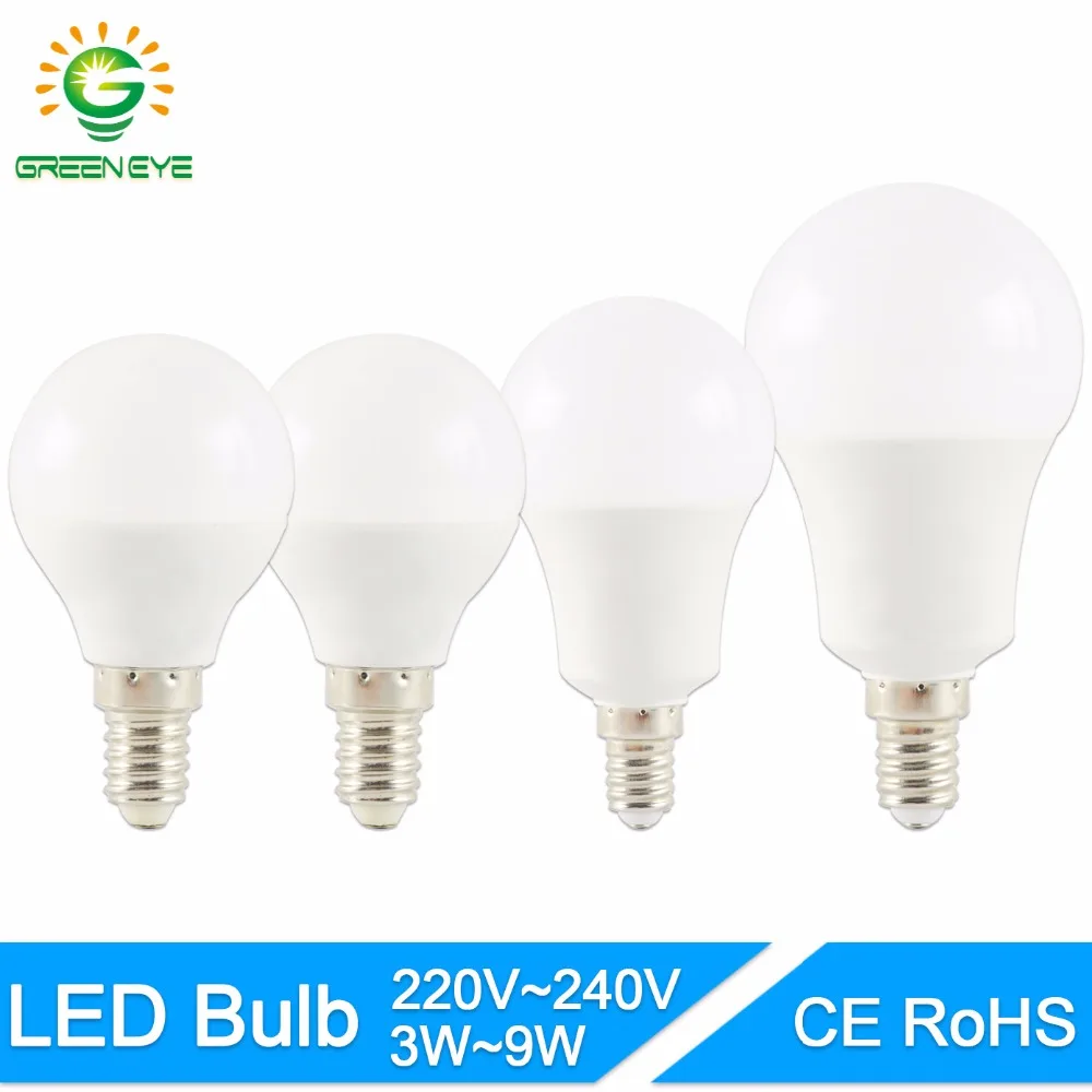 Светодиодная лампа GreenEye 2835SMD E14 3 Вт 5 7 9 220 В 240 | Лампы и освещение