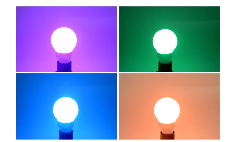 1 шт. E27 RGB светодиодный светильник 5 Вт 7 Вт 85-265 V Светодиодный разноцветная лампа 110 V 120 V 220 V светодиодный Soptlight дистанционного Управление 16 Цвет изменение Lampada светодиодный