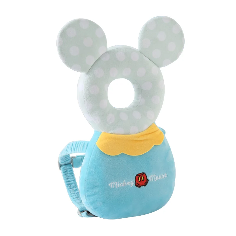 Disney Mummy Maternity Diaper Bag Large Nursing Travel Backpack Designer Sitting Stool Stroller Baby Bag Care Nappy Backpack - Color: Sky blue