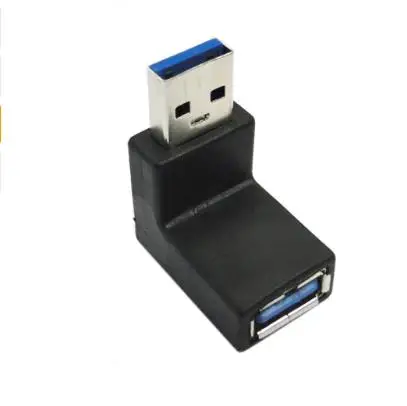 Кабель низкопрофильный вверх Угловой USB 3 0 адаптер A штырь-гнездо | Компьютеры и