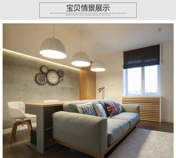 Скандинавский дизельный x Foscarini рок подвесной светильник d50см Белый Черный смоляный абажур подвесной светильник для столовой спальни магазина