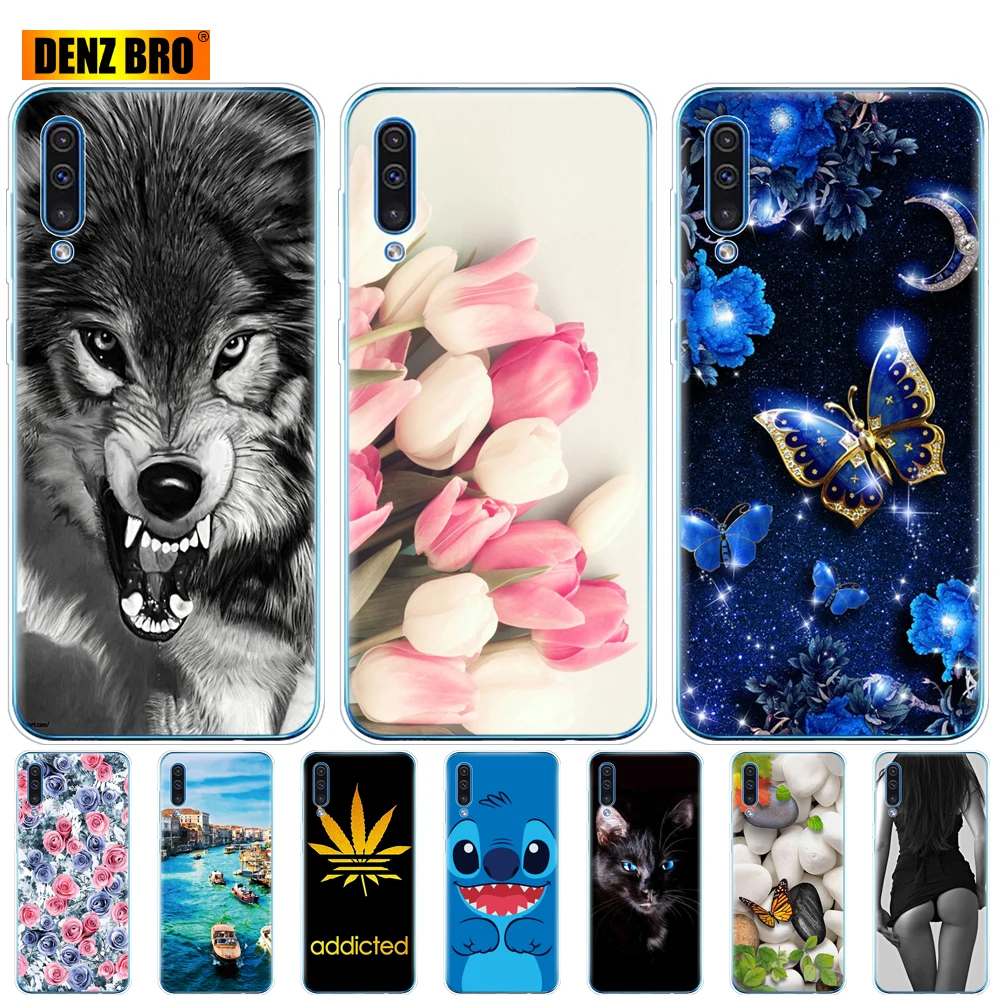 Для samsung Galaxy A50 силиконовый мягкий ТПУ прозрачный чехол для телефона для samsung A50 A505 A505F SM-A505F чехол 6,4 coque