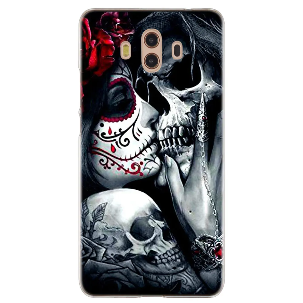 Модный чехол MLLSE с черепами и катринами для huawei mate S 10 20 Lite Pro Y3II Y5II Y6II Y5 Y6 Y7 Prime Y9