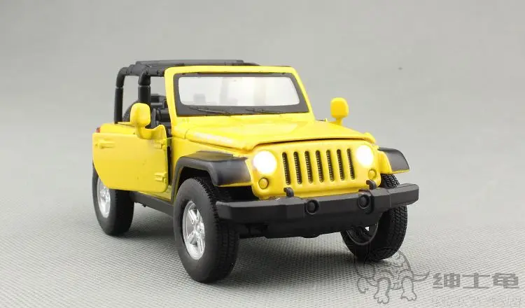 Высокая моделирования изысканные модели Игрушечные лошадки: meizhi модель Chrysler Jeep Wrangler Rubicon модель автомобиля 1:32 сплава модели автомобиля отличные подарки