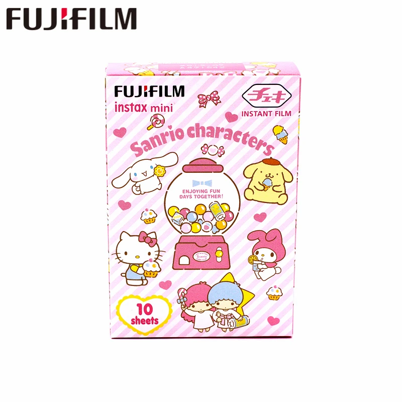 Оригинальная пленка Fujifilm Fuji Instax Mini 8 SANRIO символов 10 листов для девочек в возрасте 7