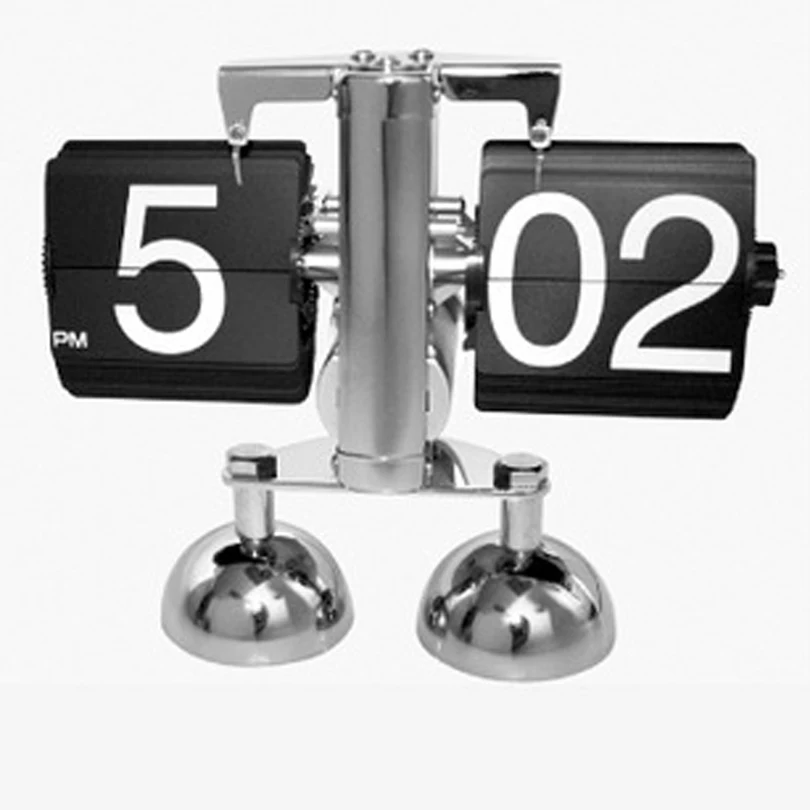 Оригинальные цифровые настольные часы Libra Ретро переворачивающиеся из