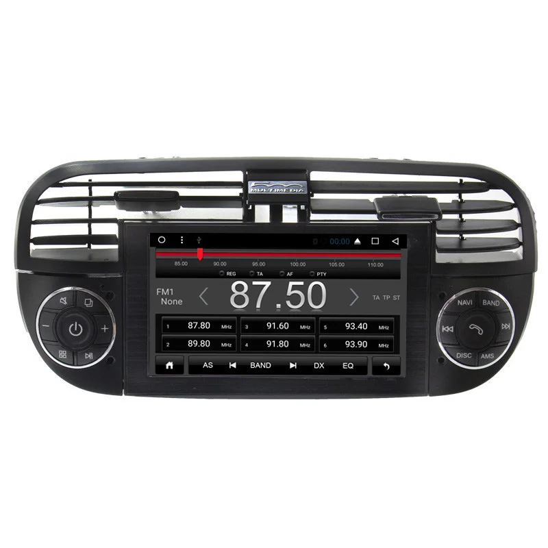 OZGQ автомобильный dvd-плеер Android 6,0 для Fiat 500 2007- HD экран Авто gps навигация Bluetooth, радио, ТВ аудио видео музыка стерео