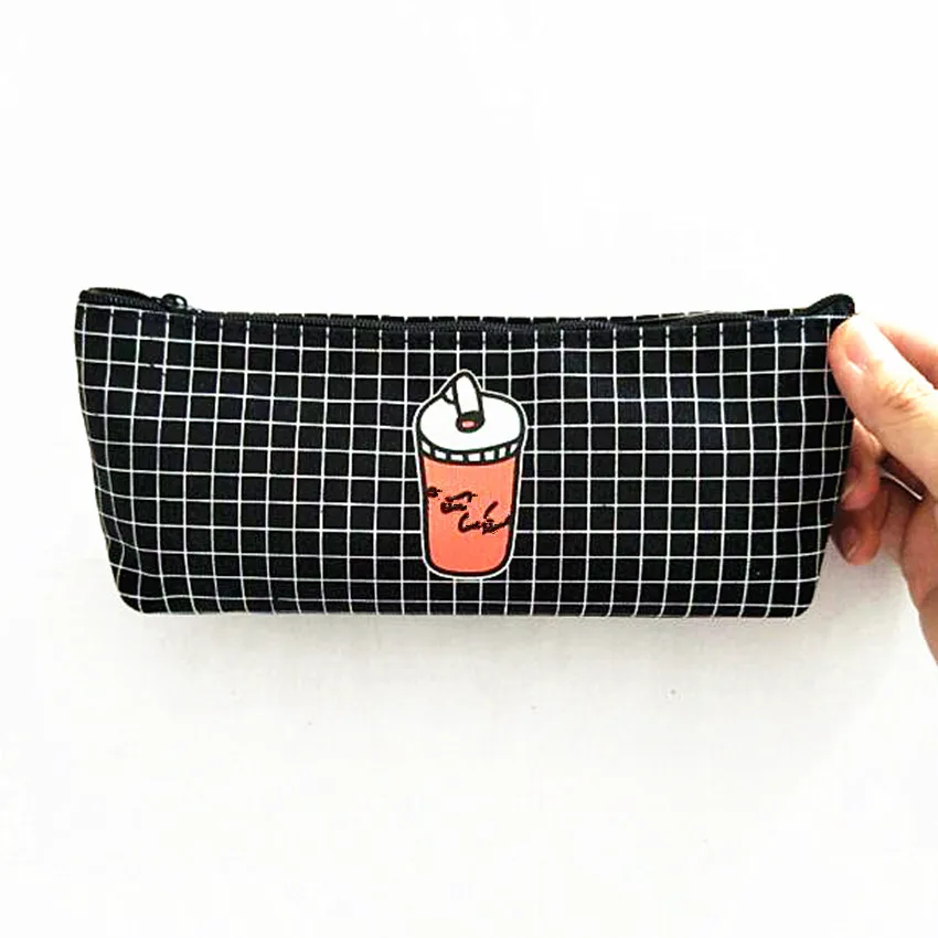 Простая парусиновая сумка M247 с изображением картофеля фри напитков пиццы