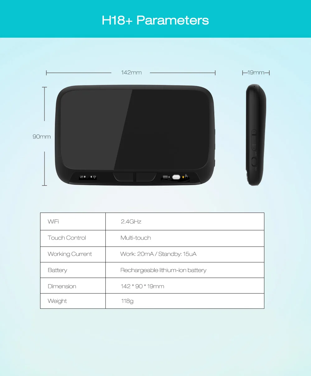 H18 Plus 2,4 ГГц Беспроводная Мини Клавиатура Тачпад с функцией подсветки Air mouse игровые клавиатуры с подсветкой для Smart tv PS3