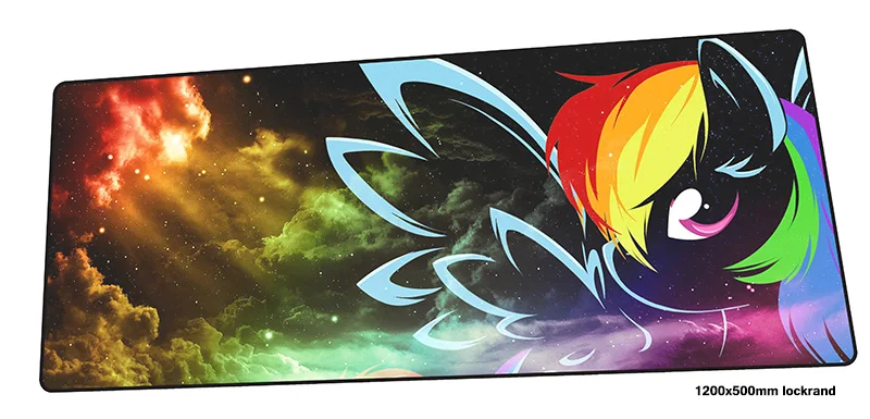 Коврик для мыши my little pony 1200x500 мм цветной игровой коврик рождественские подарки
