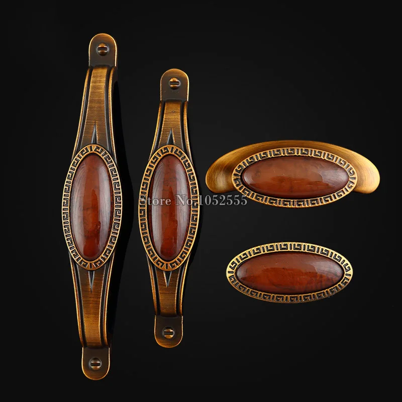 

Vintage 15PCS Kitchen Cupboard Cabinet Handles Eorupean Style Dresser Drawer Door Wardrobe Furniture Pull Handle Knobs